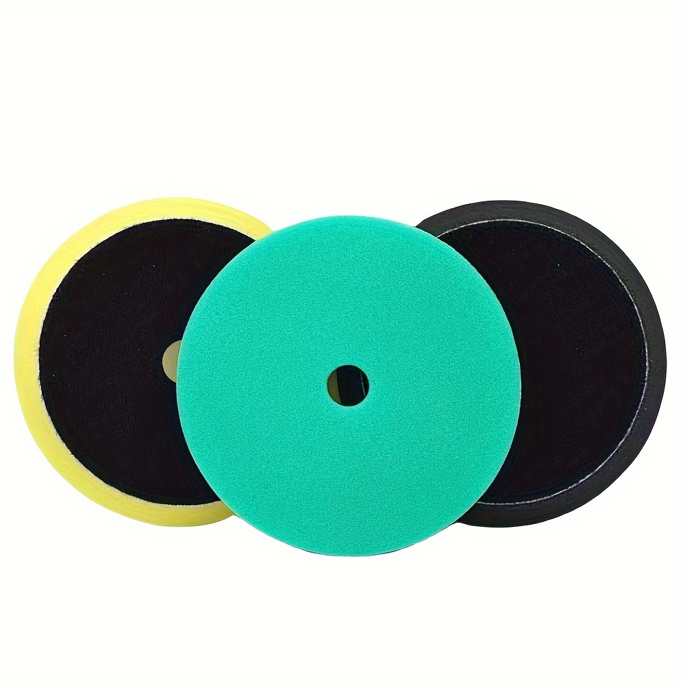Polish Pad Set Buffer - 3pcs Polishing Pads, Orbital Buffing Pads