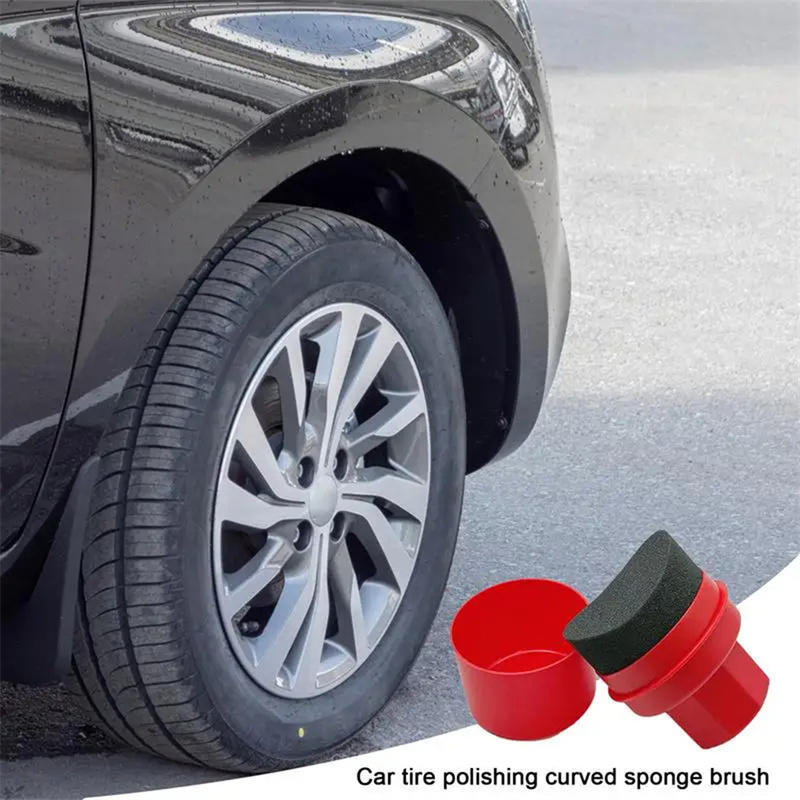 Curved Car Tire Waxing Sponge  – обзор и цена Wax Applicator Pad