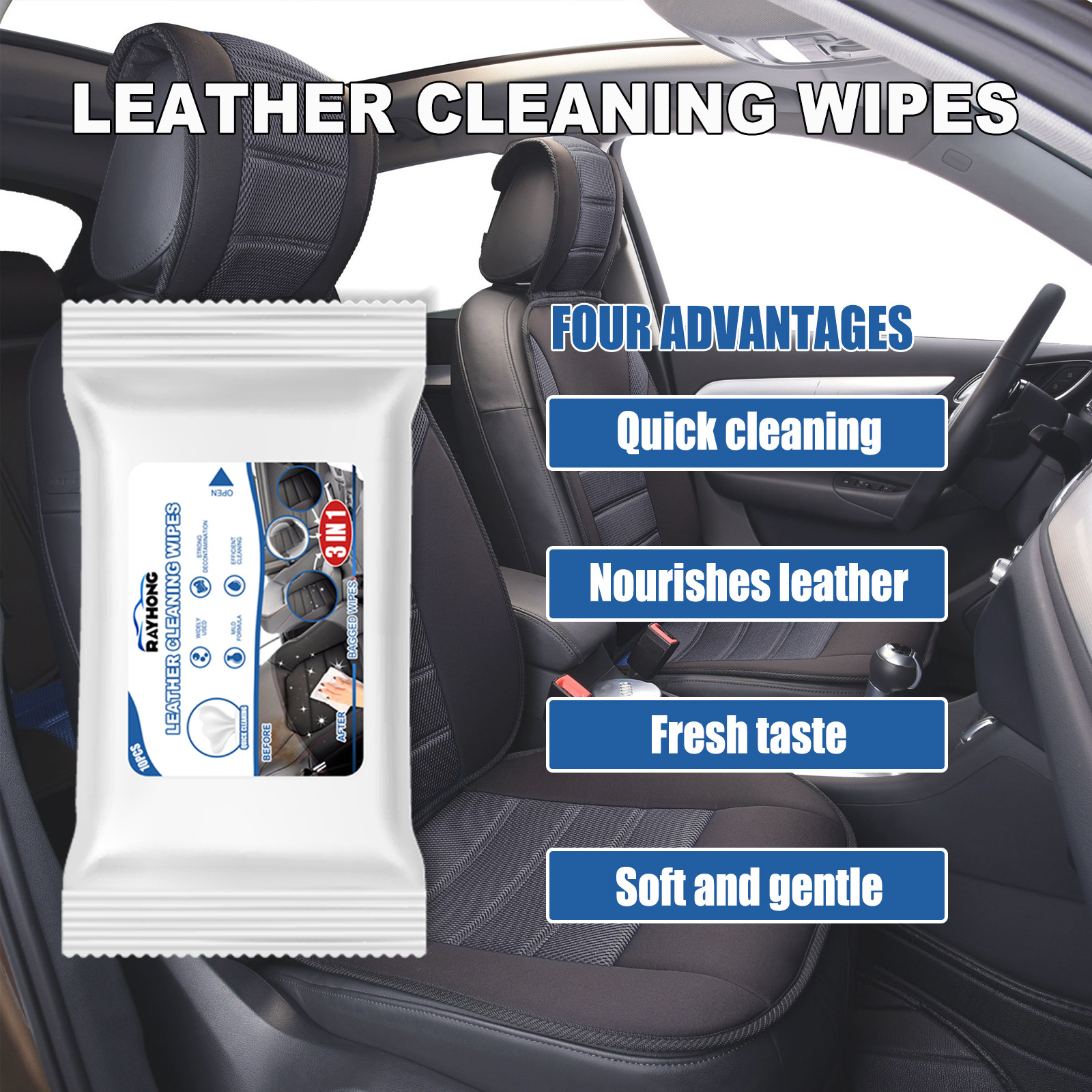 Car Leather Cleaning Wipes, Se – обзор и цена Dirt Brush Interior