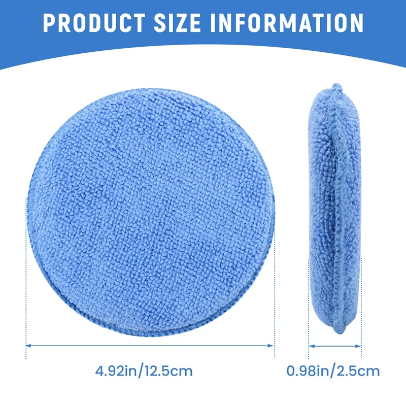 5Inch Microfiber Wax Applicato – обзор и цена Wax Applicator Pad