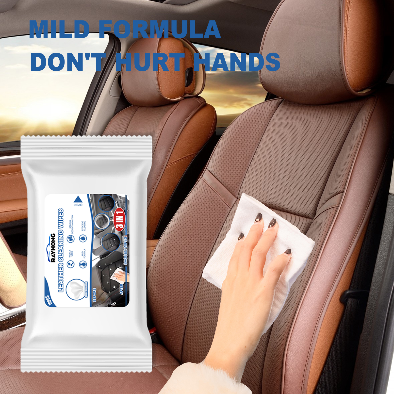 Rayhong Car Leather Cleaning W – обзор и цена Dirt Brush Interior