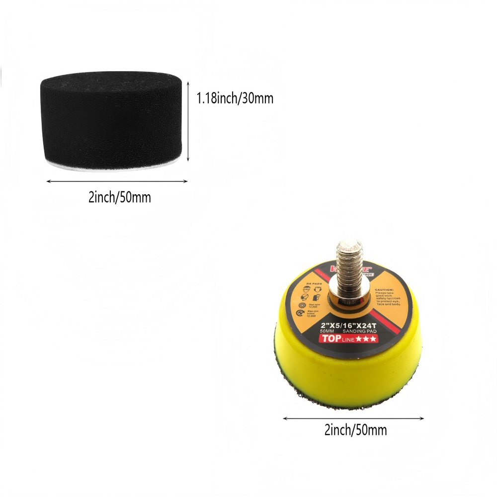 2Inch 50MM Car Doam Polishing  – обзор и цена Polish Pad Set Buffer
