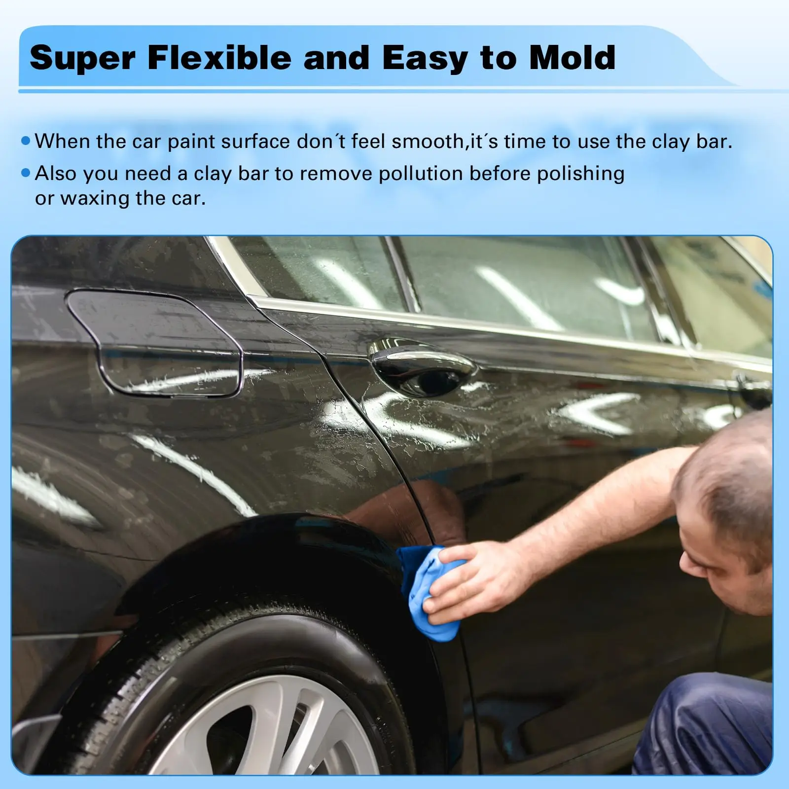 1-10Pcs Car Cleaning Clay Bar  – обзор и цена Clay Bar Lubricant