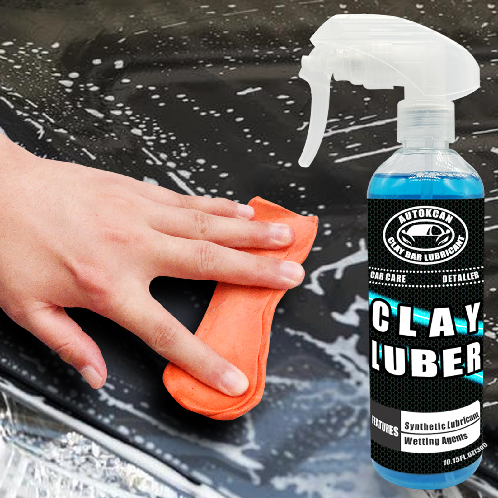 200G Car Clay Bar And 300ml Ma – обзор и цена Clay Bar Lubricant