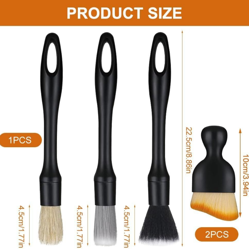 5pcs Automotive Detail Brush K – обзор и цена Interior Detailing Kit