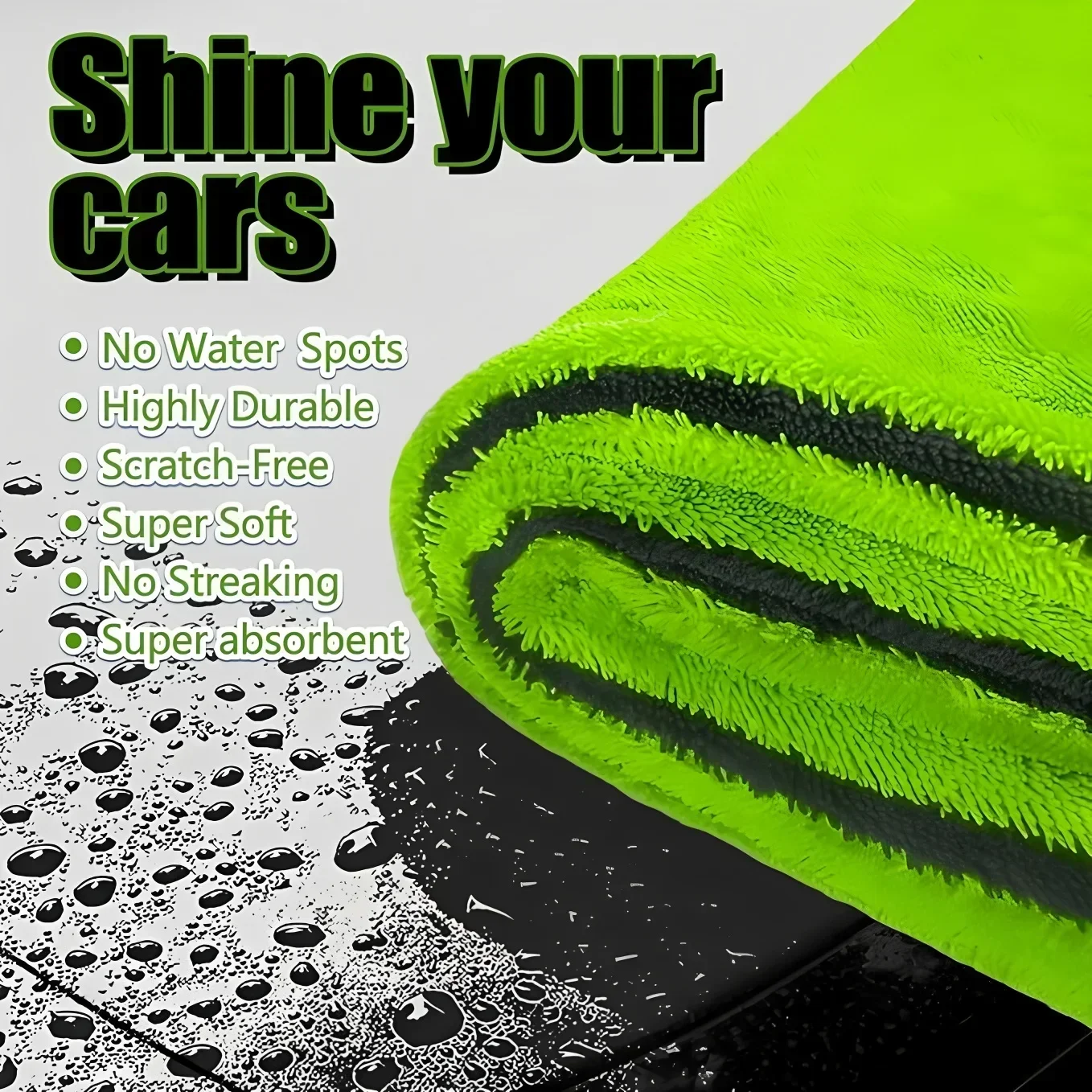 Microfiber Car Wash Towel Doub – обзор и цена Microfiber Towel Detailing