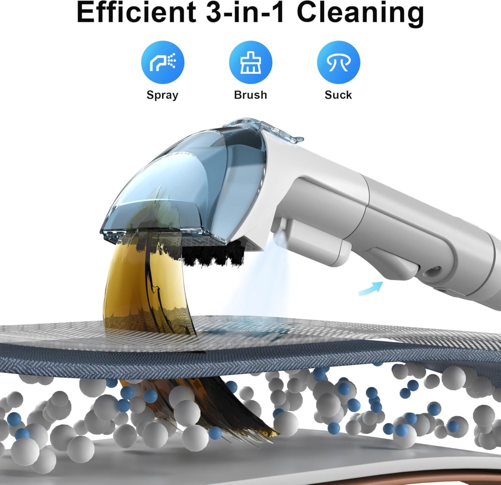 450W Carpet Cleaner Machine Up – обзор и цена Seat Cleaner Fabric