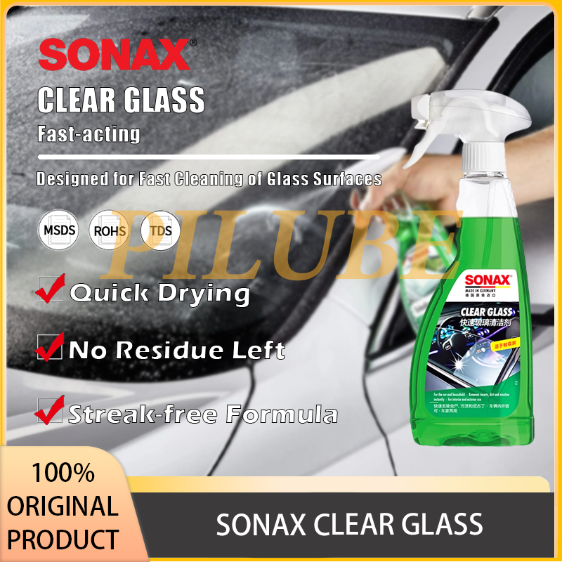 SONAX CLEAR GLASS Fast Glass C – обзор и цена Glass Cleaner Streak