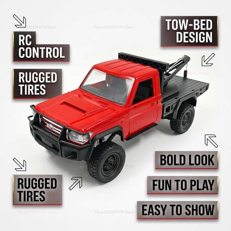 New MN82T RC Crawler 2.4G 4WD  – обзор и цена Dirt Brush Interior