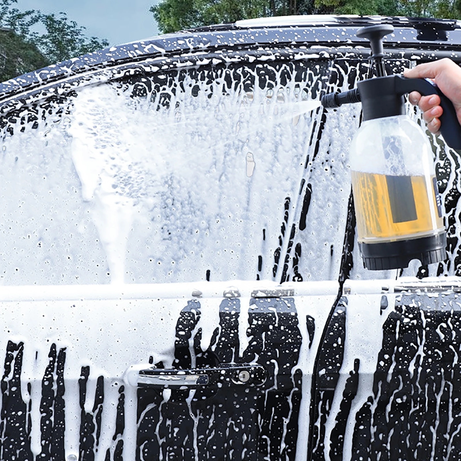 2L Hand Pump Foam Sprayer Hand – обзор и цена Foam Cannon Car Wash