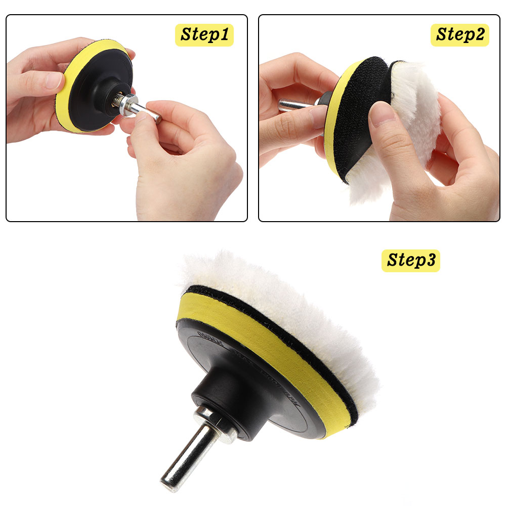 8pcs Auto Car Polishing Pad Ki – обзор и цена Polish Pad Set Buffer