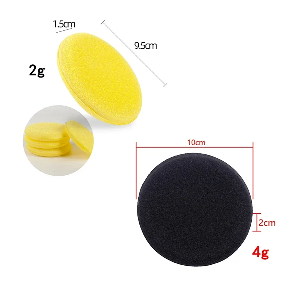 50pcs Round Car Ultra Soft Foa – обзор и цена Wax Applicator Pad