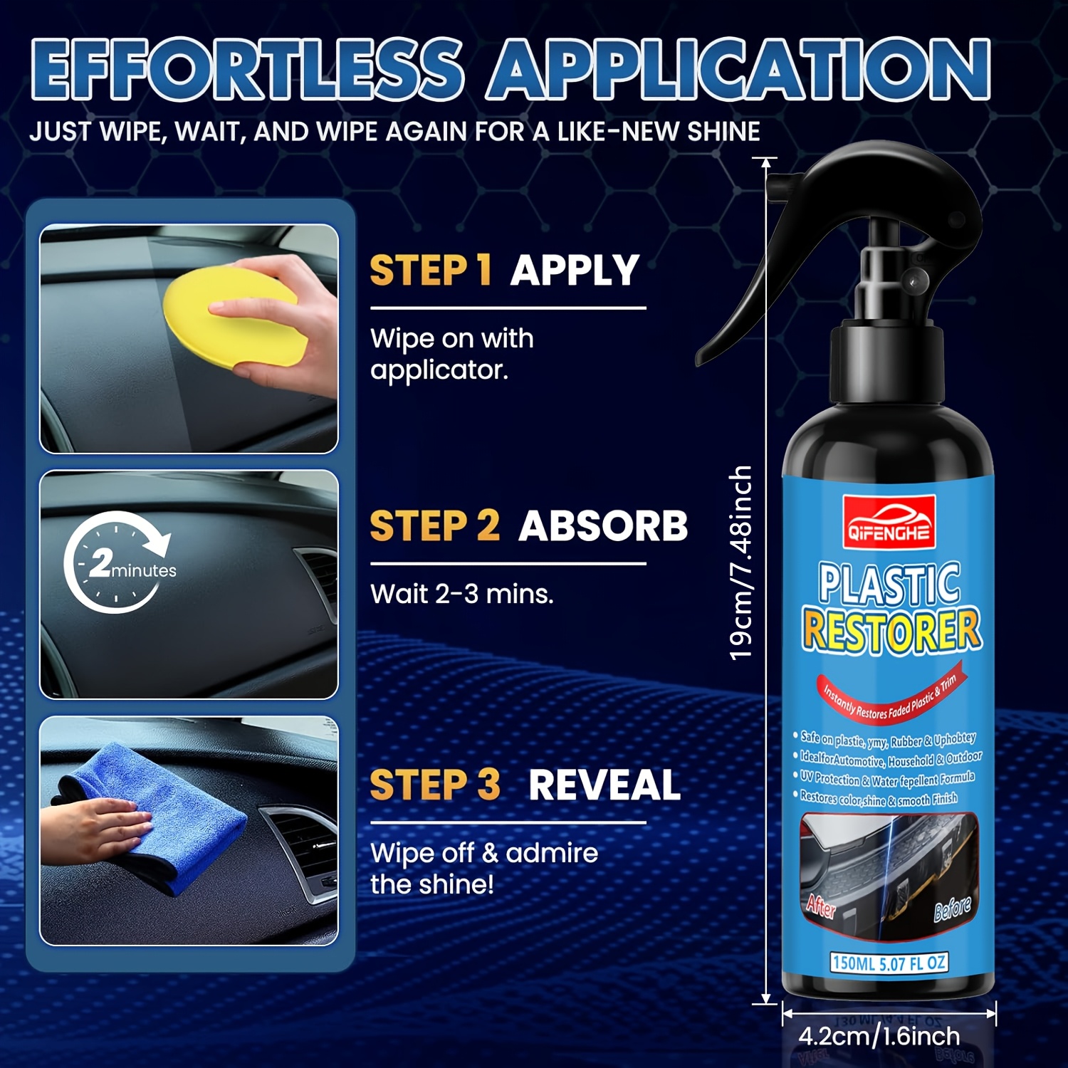 Black Trim And Plastic Restore – обзор и цена Trim Restorer Plastic