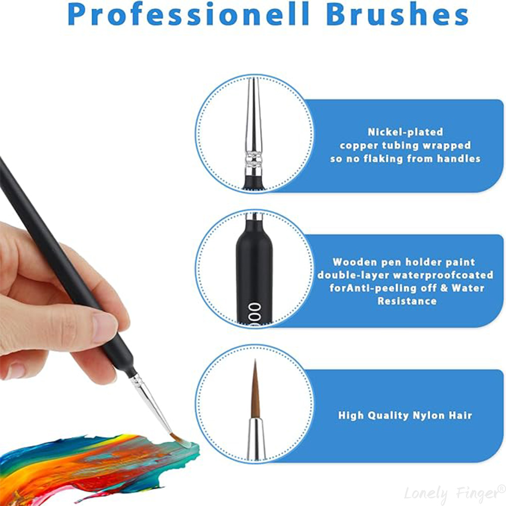 5/11Pcs Paint Brushes Set, Art – обзор и цена Detailing Brush Set