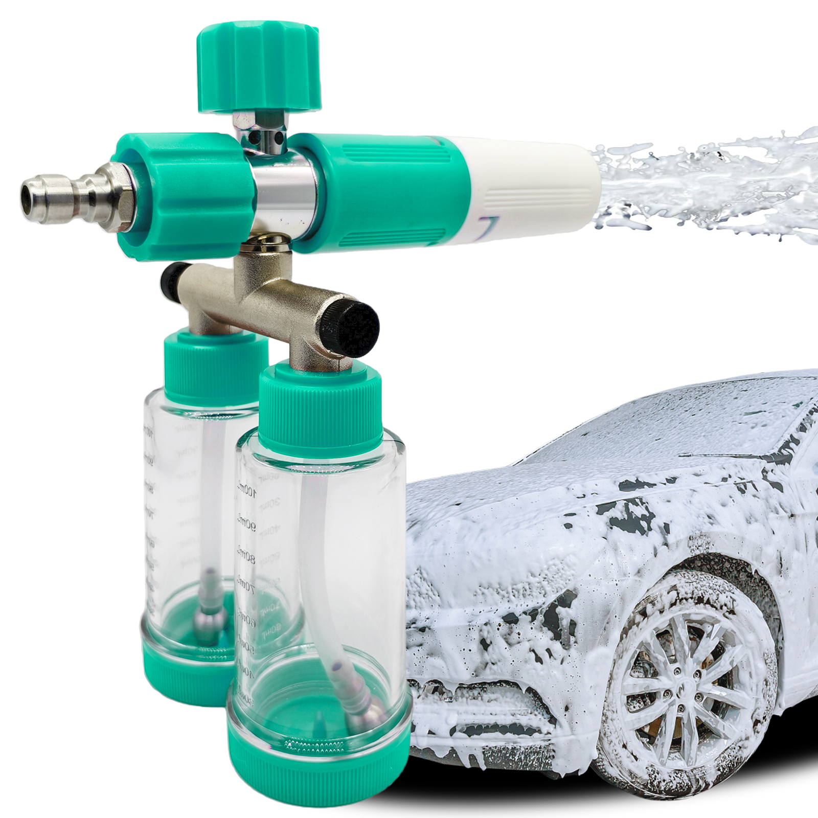 100ML Dual-Kettle Foam Sprayer – обзор и цена Pressure Washer Foam Gun