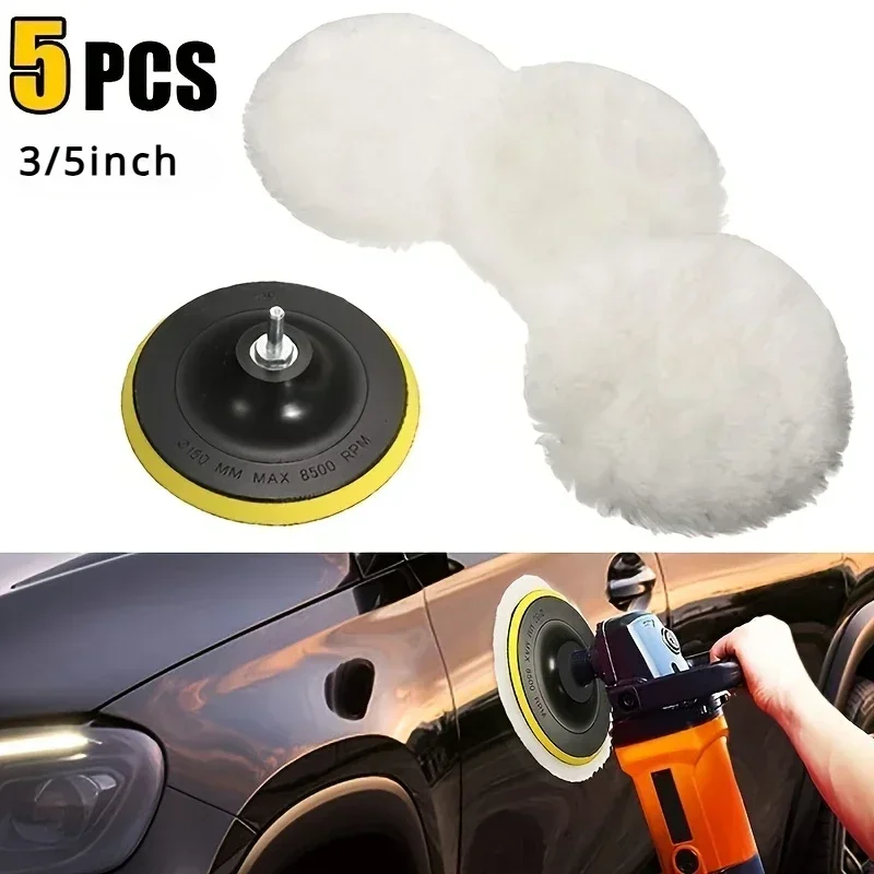 5Pcs/Set Wool Polishing Buffin – обзор и цена Polish Pad Set Buffer