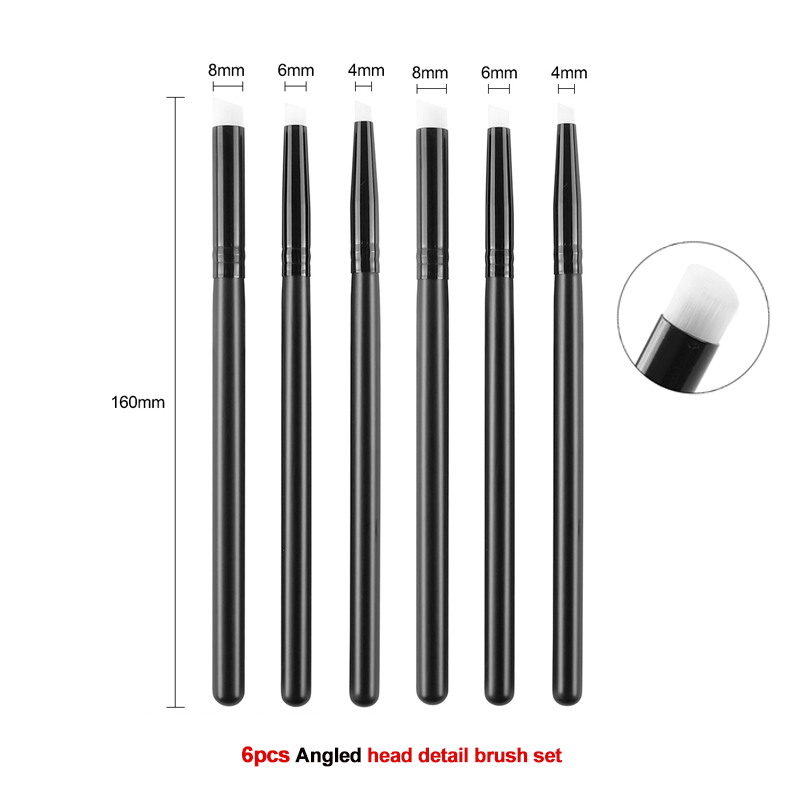 3Pcs/set Flat /angled Detailed – обзор и цена Detailing Brush Set
