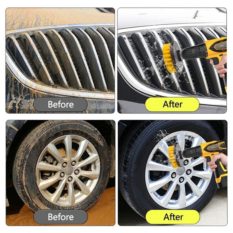 15pcs Electric Floor Scrubber  – обзор и цена Car Cleaning Brush