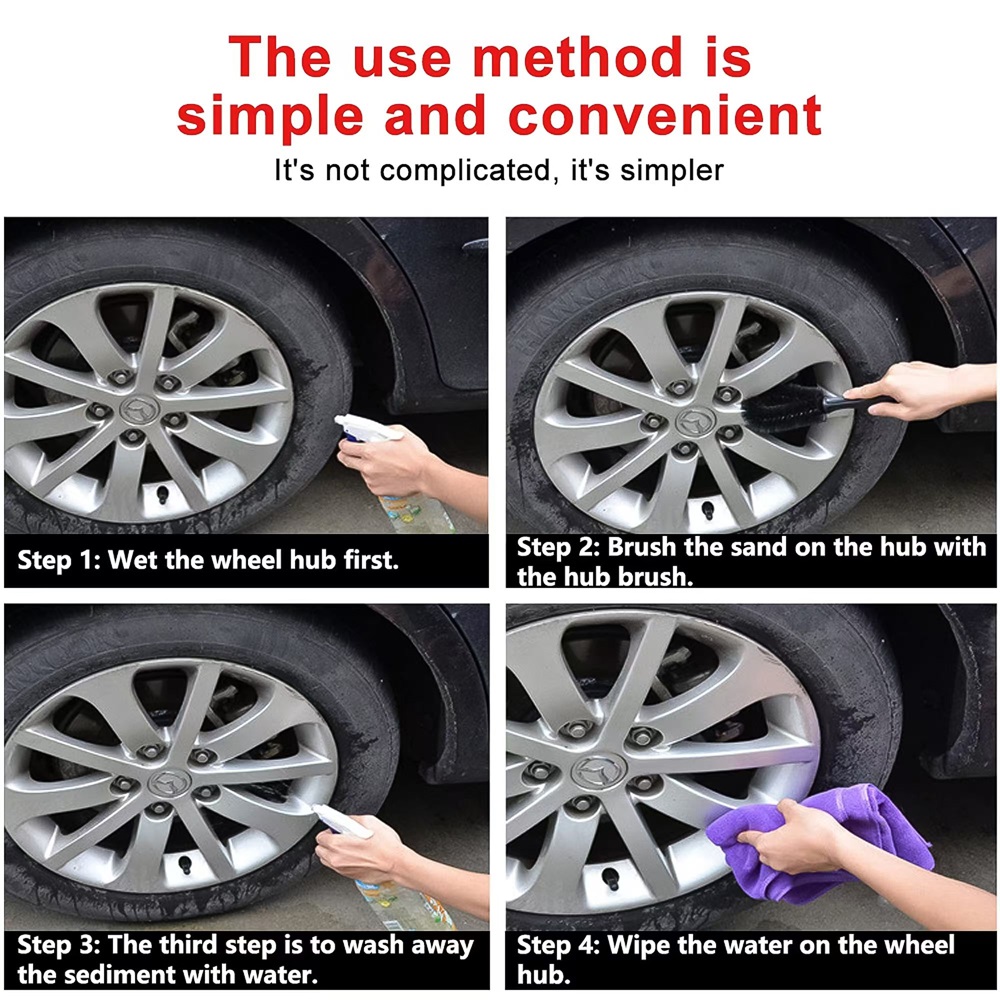 Car Wheel Brush Soft Bristle T – обзор и цена Wheel Cleaner Alloy
